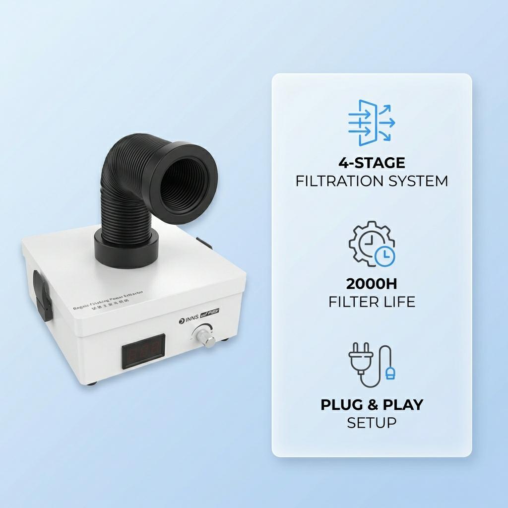 Dtf Powder Shaker - Kit de machine de purification et
