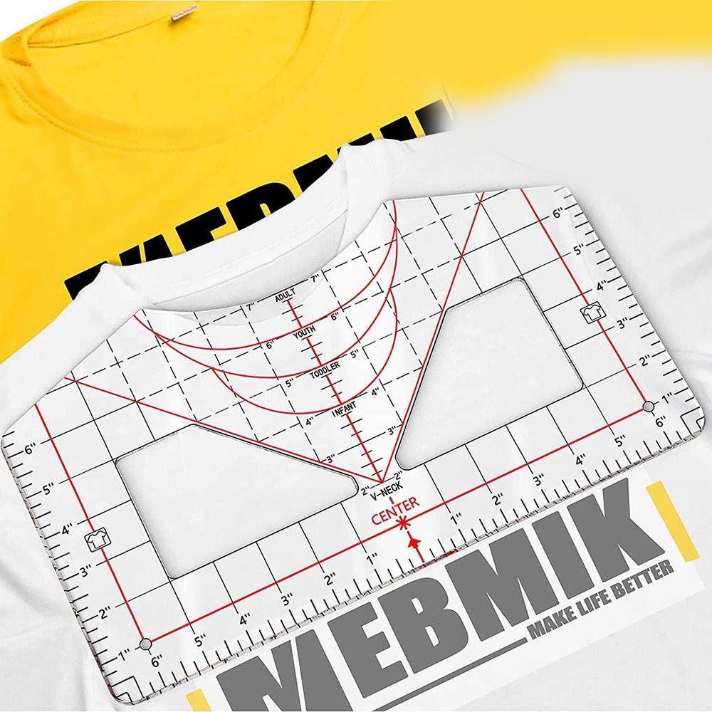 Commercial Printing Press - Guide de règle de t-shirt tout-en-un