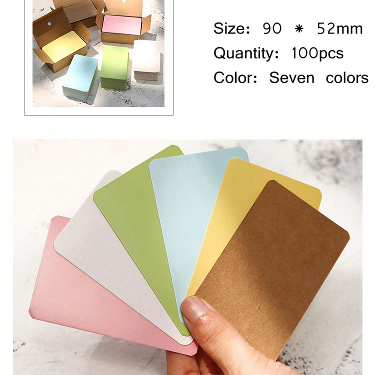 100 pièces 9*5.2 cm carte vier - Commercial Printing Books avis et prix