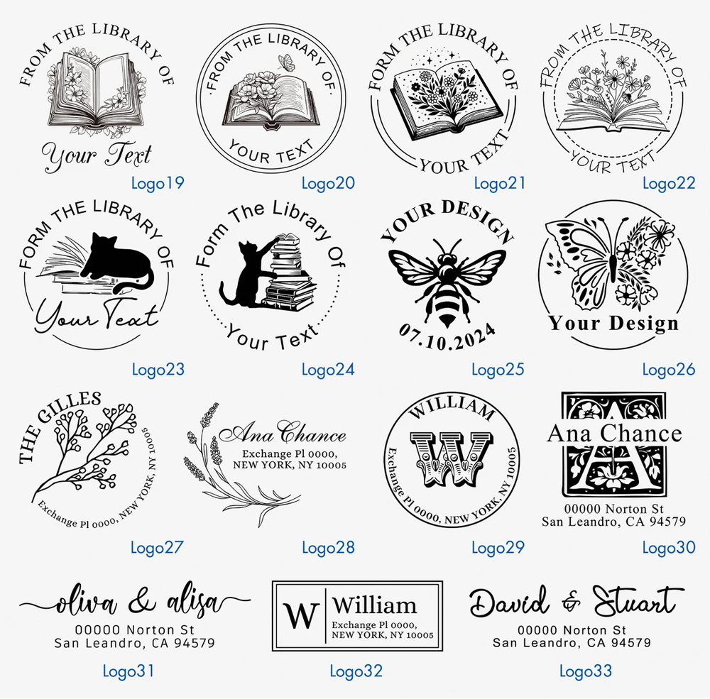 Timbre personnalisé avec Logo  - Commercial Printing Books avis et prix